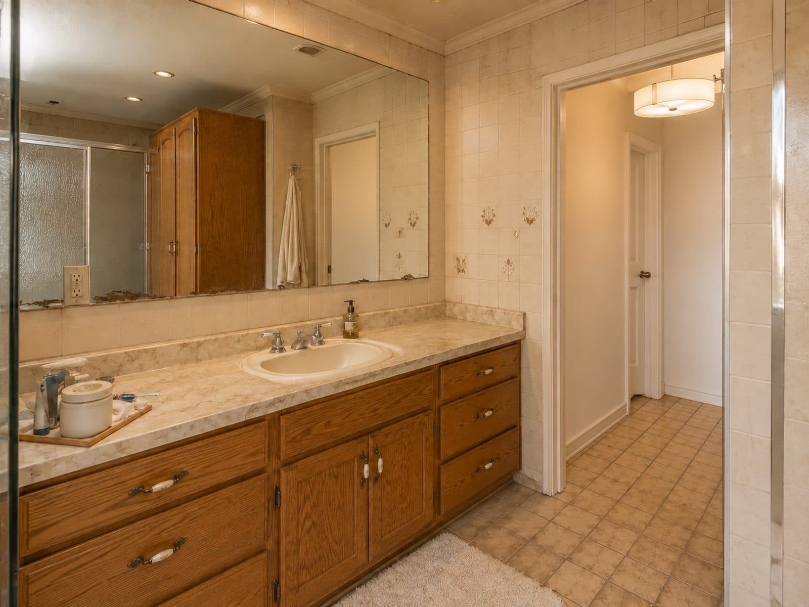 Salle de bain avant rénovation